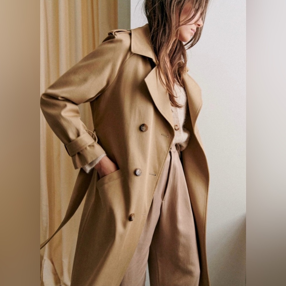 Sézane Scott Trench Coat 34